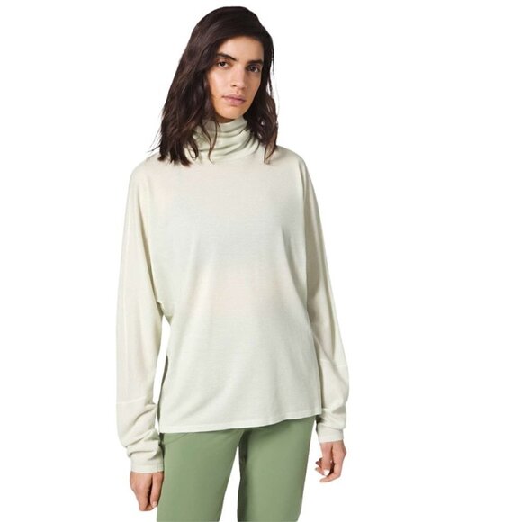 LULULEMON LAB MORAINE WOOL WAFFLE TURTLENECK SWEATER - Picture 2 of 7